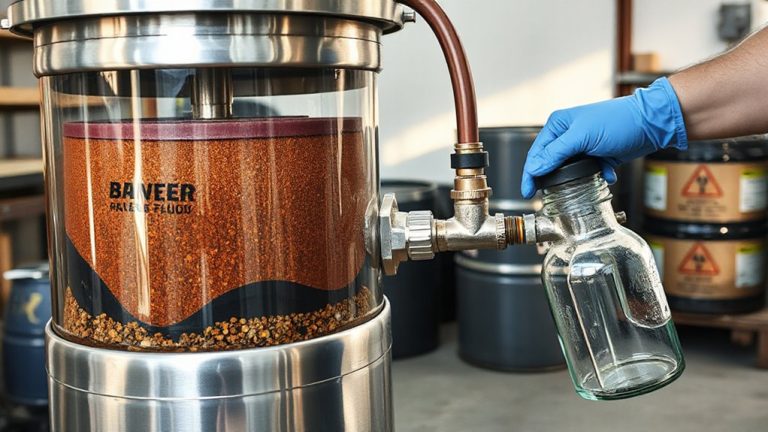 recycling brake fluid waste