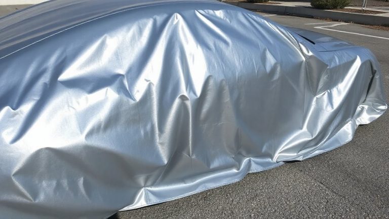 reflective covers prevent sun bleaching