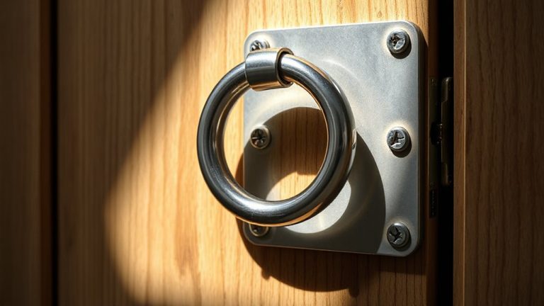 reinforced door rings enhance safety