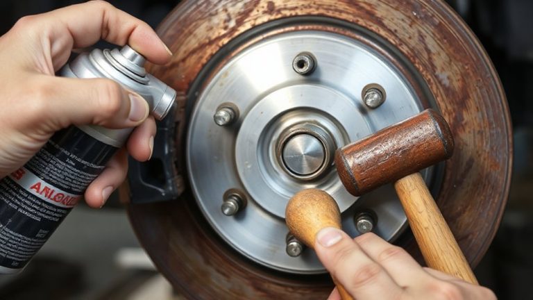 remove brake rotors safely