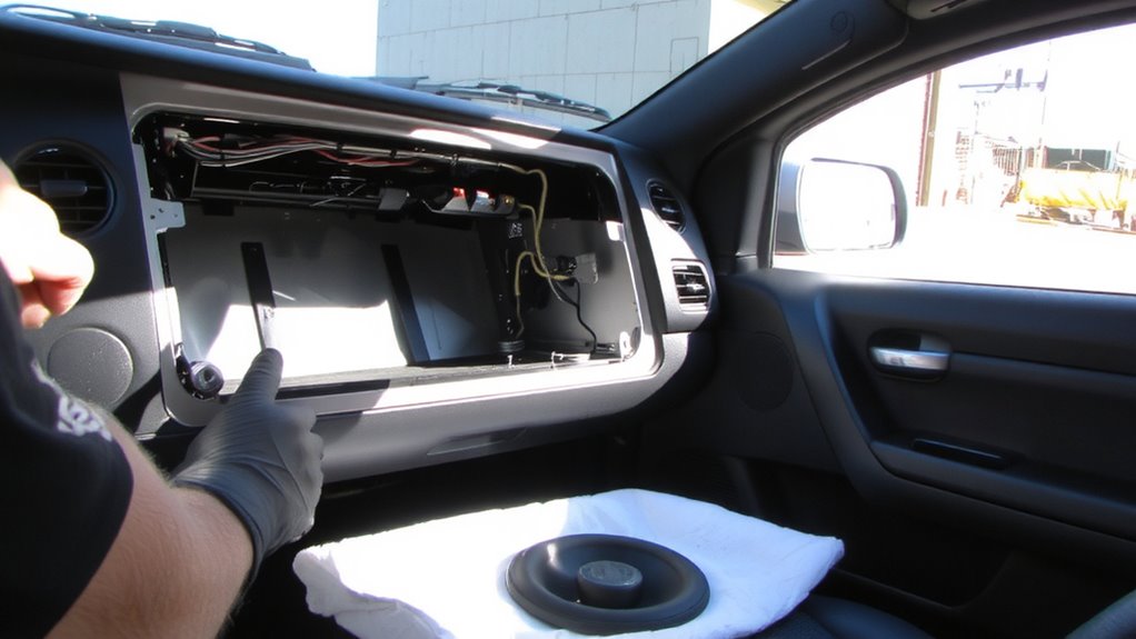 remove dash safely with care