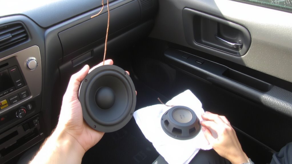 remove dash speakers safely