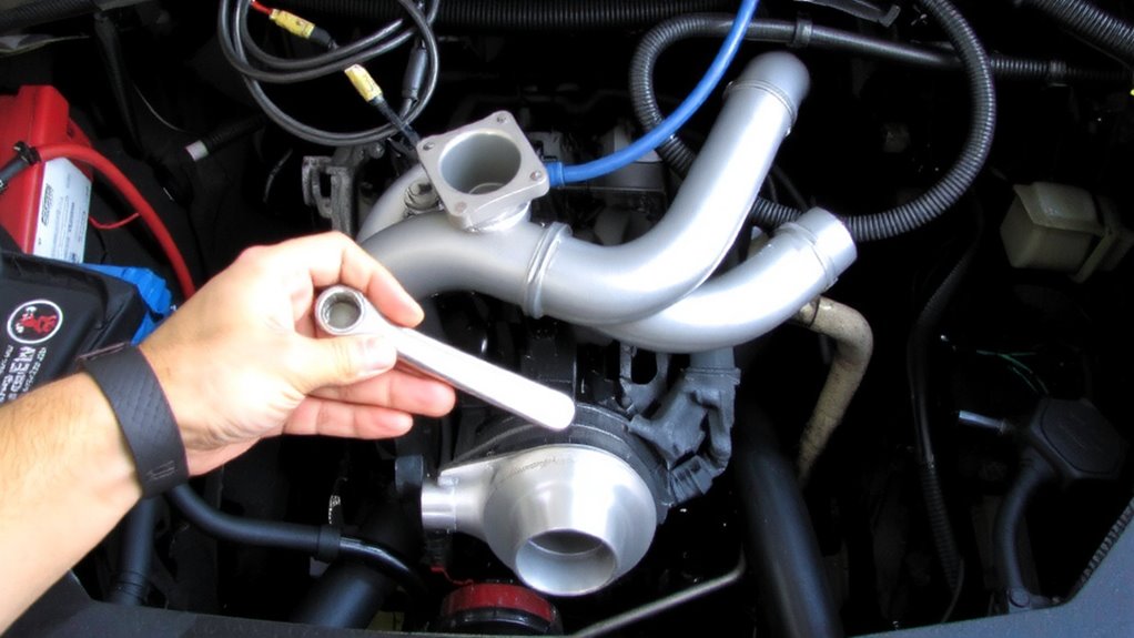 remove intercooler and boost pipes