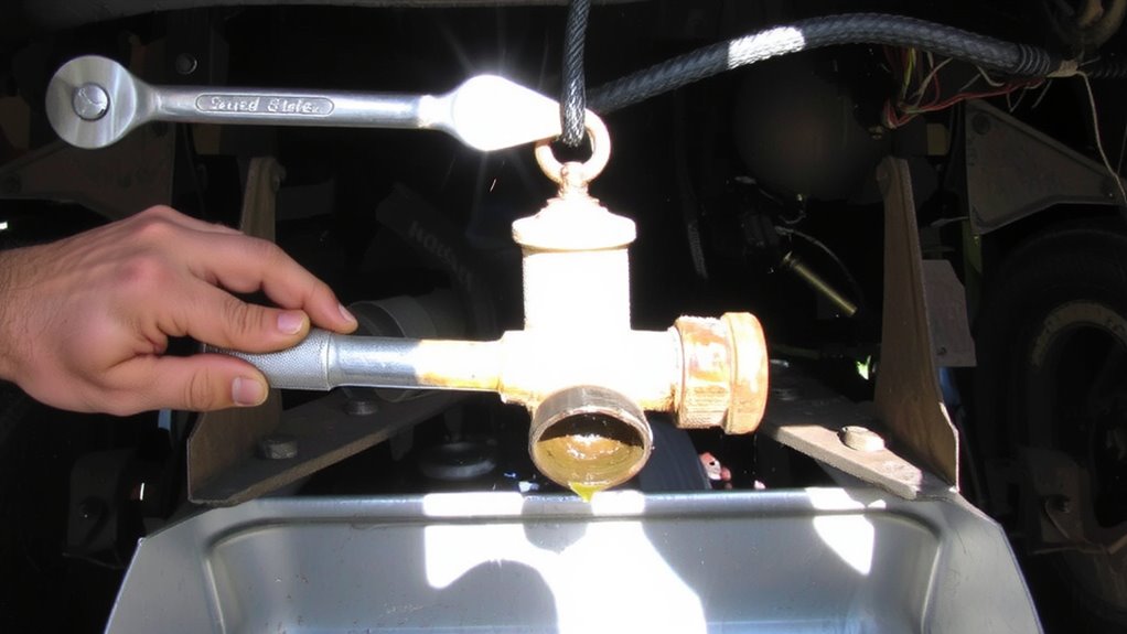 remove master cylinder safely