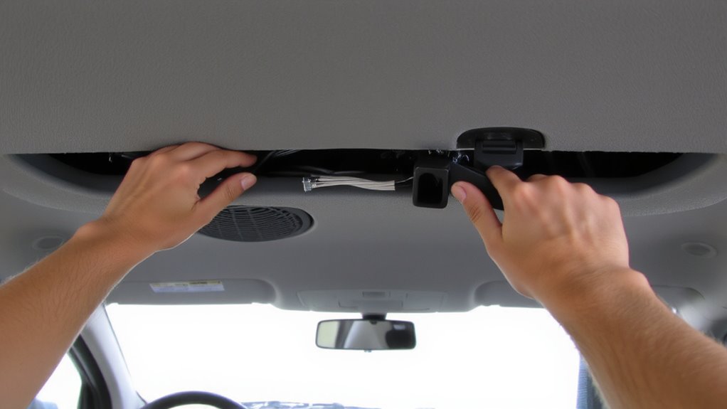 remove panels carefully with trim tool