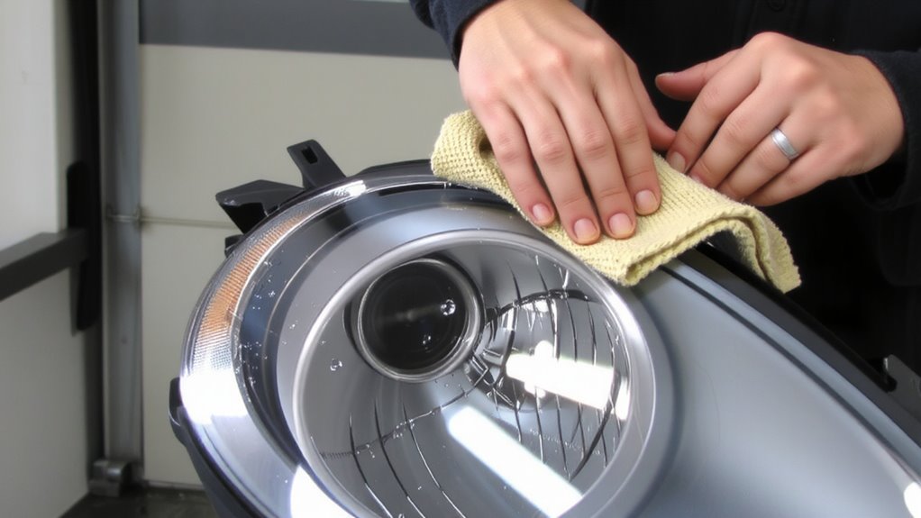 remove road film safely