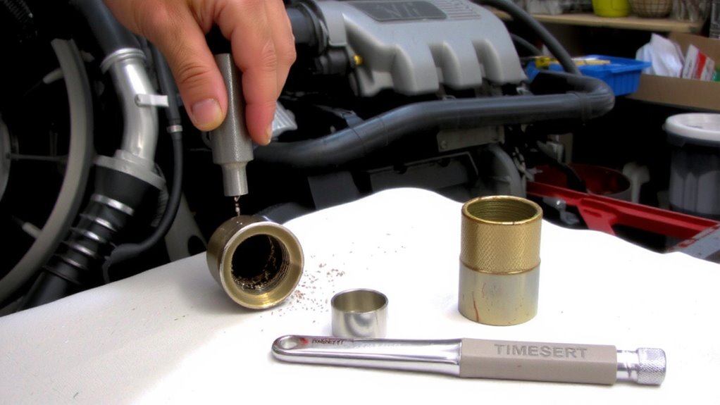 remove sensor carefully with oil