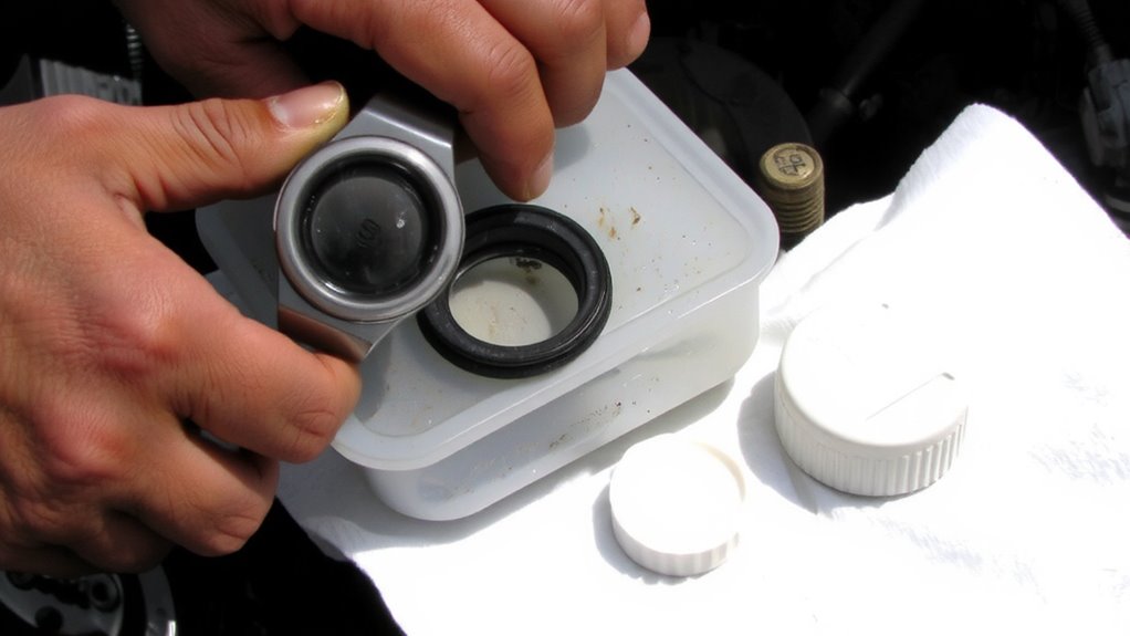 replace cap gasket regularly