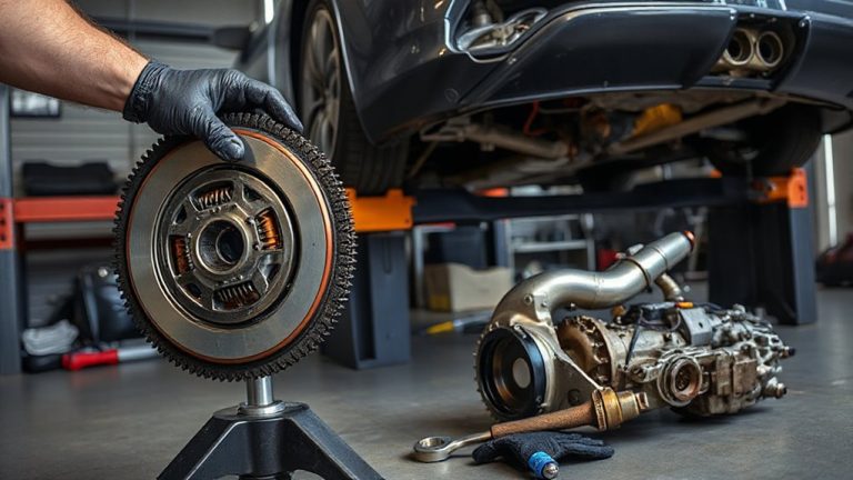 replace clutch in sports car