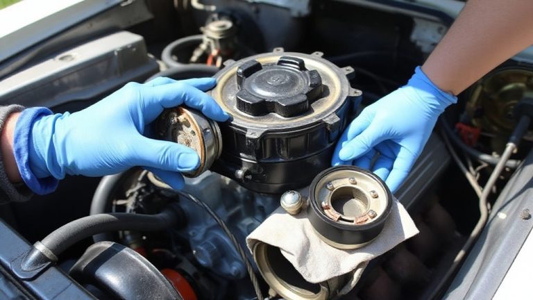 replace distributor cap rotor
