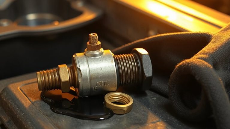 replace faulty oil pressure sensor