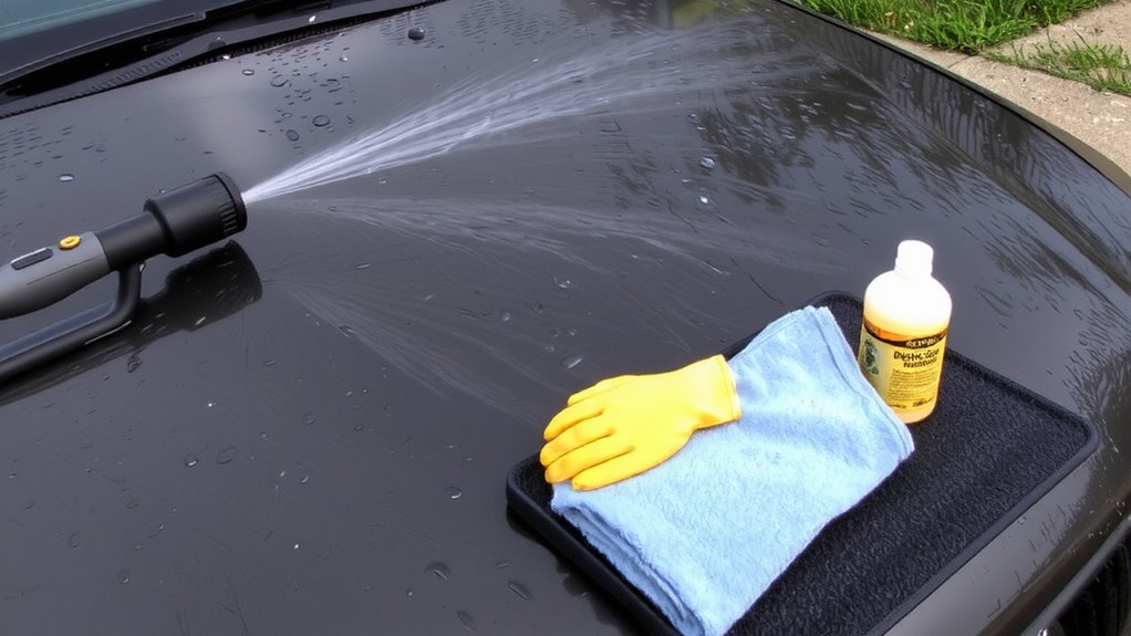 rinse gather protect clean