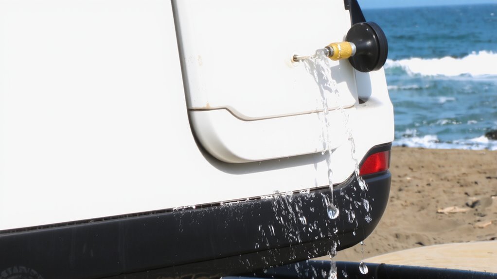 rinse immediately after coastal exposure