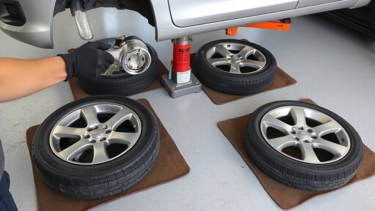 rotate all season tires on alloy wheels