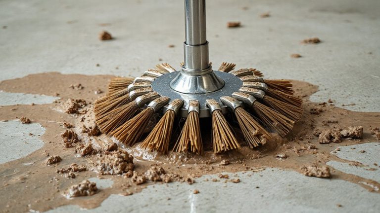 rotating shaft brushes for mud