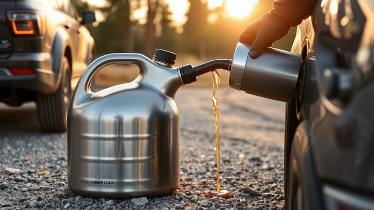 safe and easy refueling cans