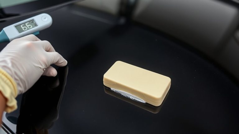 safe clay bar temperature range