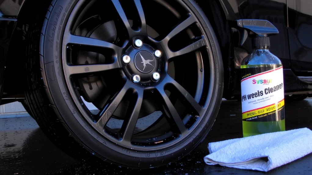 safe cleaners for black wheels