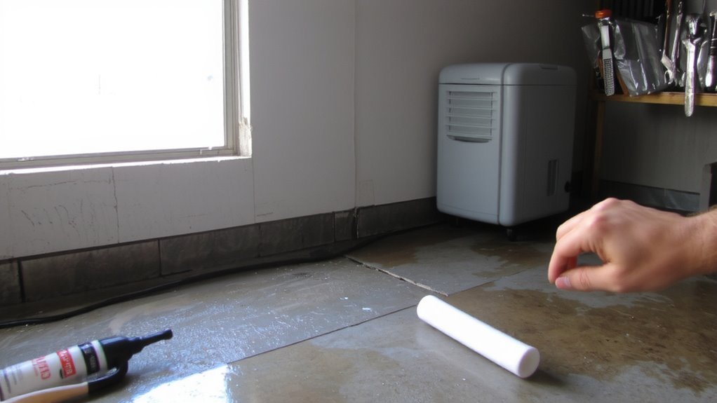 seal cracks block moisture