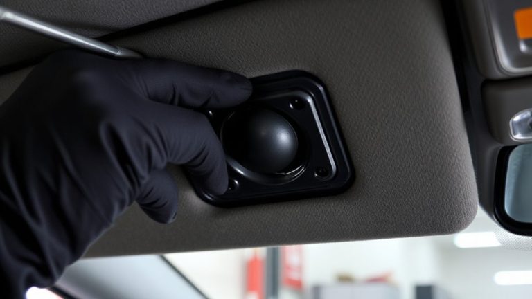 seal sun visor mounts