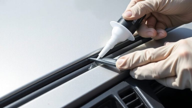 seal sunroof tracks properly