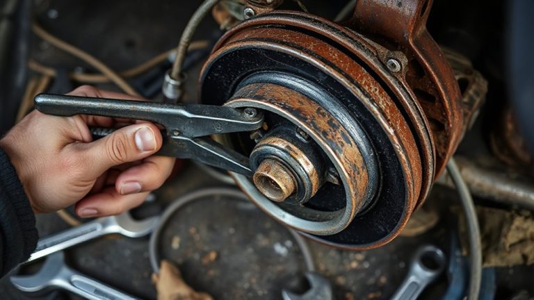 secure brake line positioning