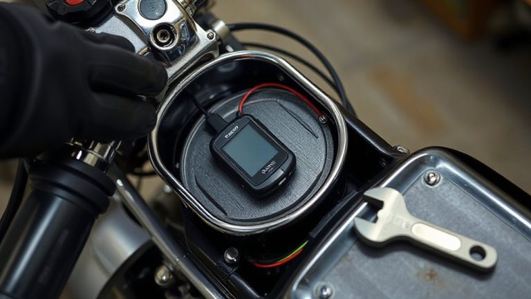 secure gps in frame