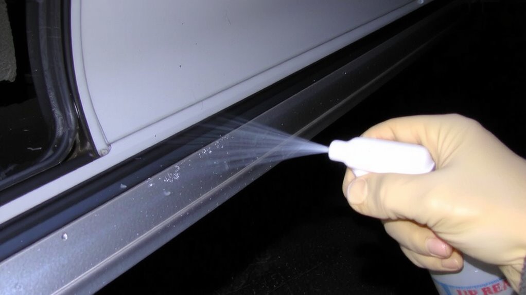 silicone sprays for weatherstripping