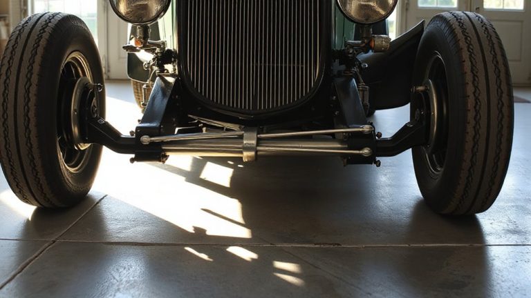 sliding pillar suspension vintage