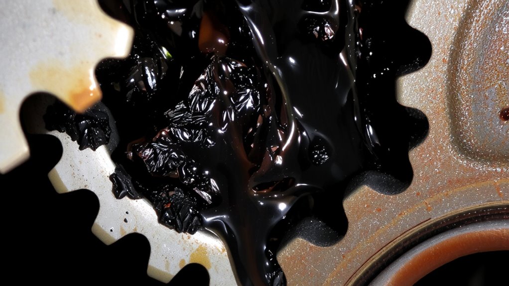 sludge and varnish indicate oil breakdown