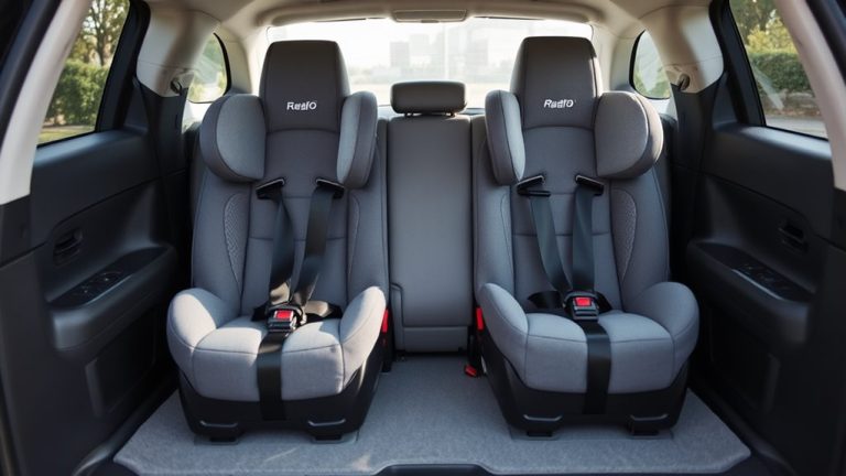 space saving twin car seats