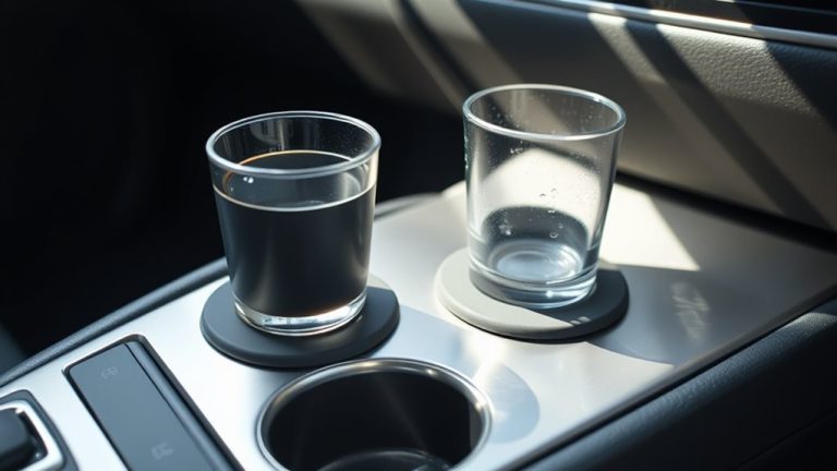 spill free car drink coasters