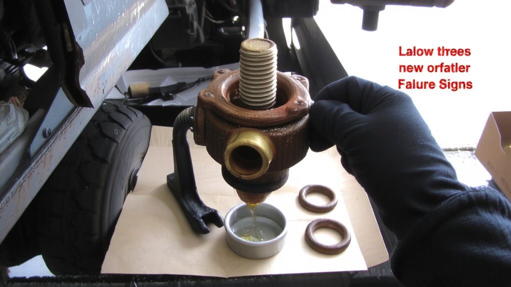 spongy pedal fluid leak