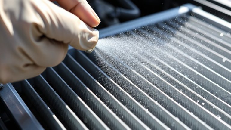 spray radiators to prevent rust