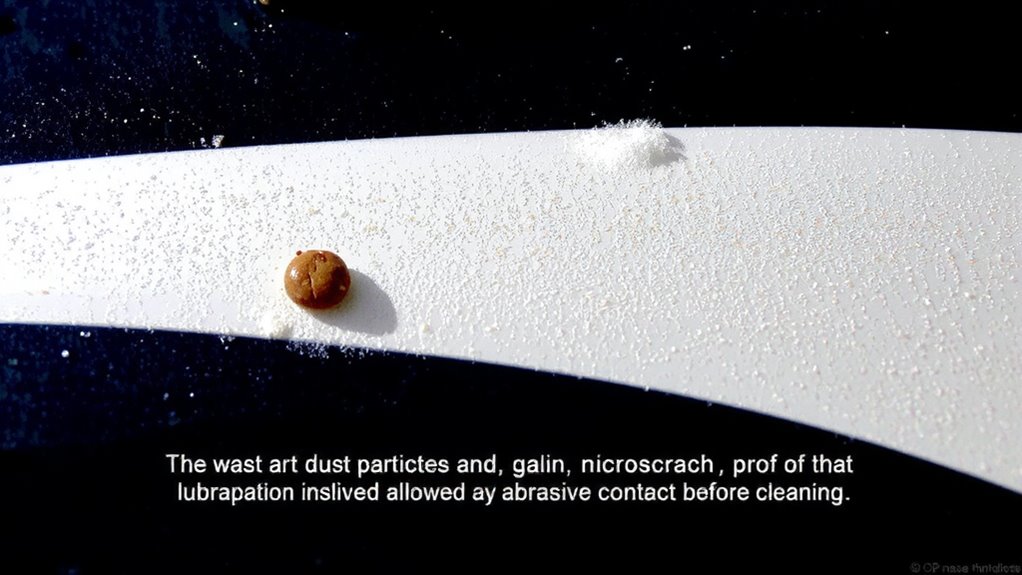static friction causes scratches