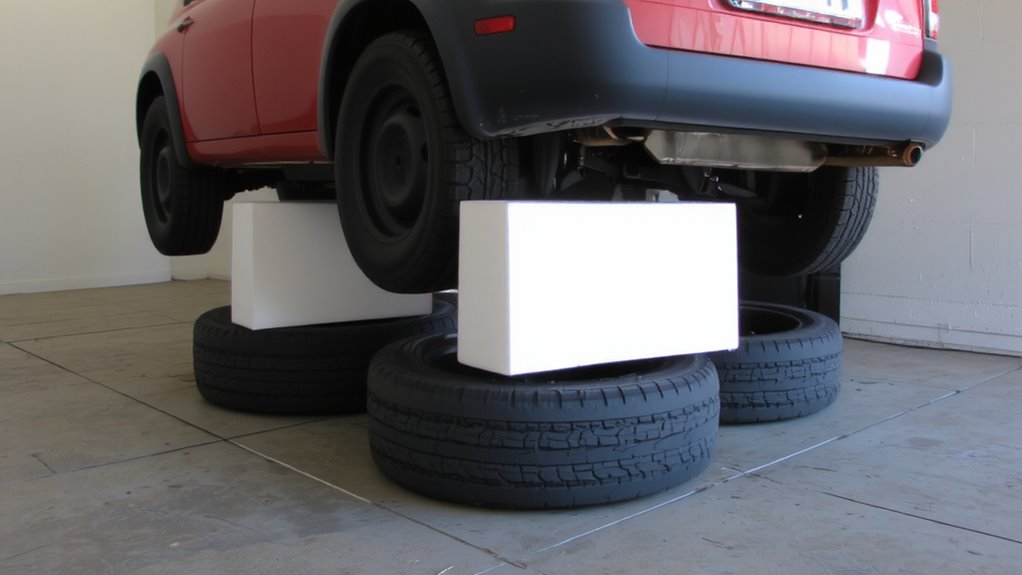 static weight causes flat spotting