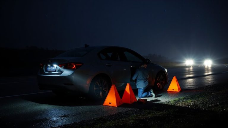 stay safe during breakdowns