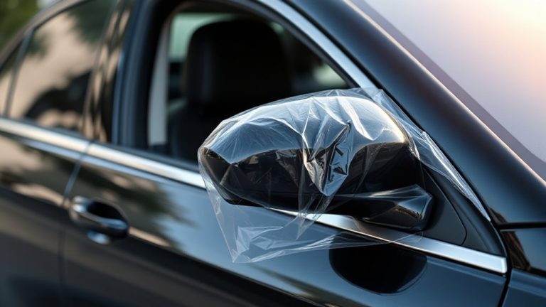 stretch film mirror protection