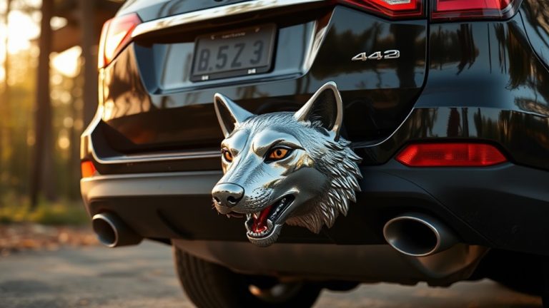 stylish trailer hitch covers