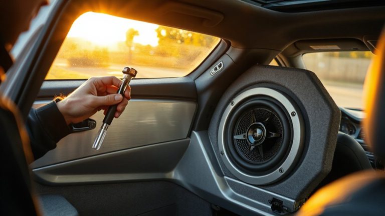 suv component speaker installation