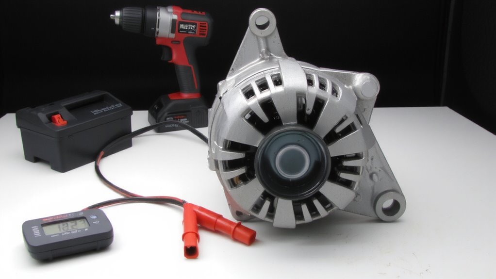 test alternator voltage output