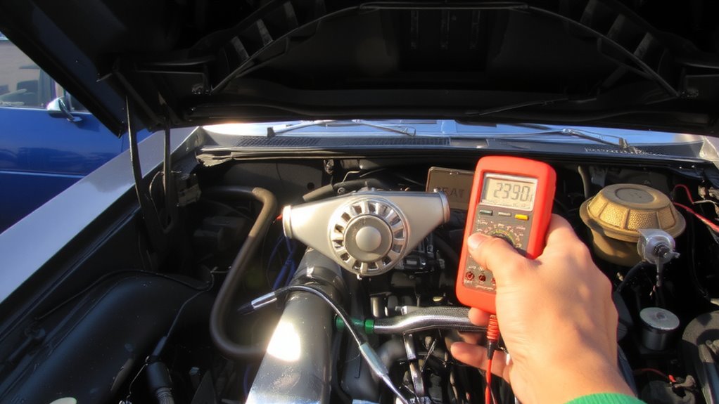 test alternator voltage with multimeter