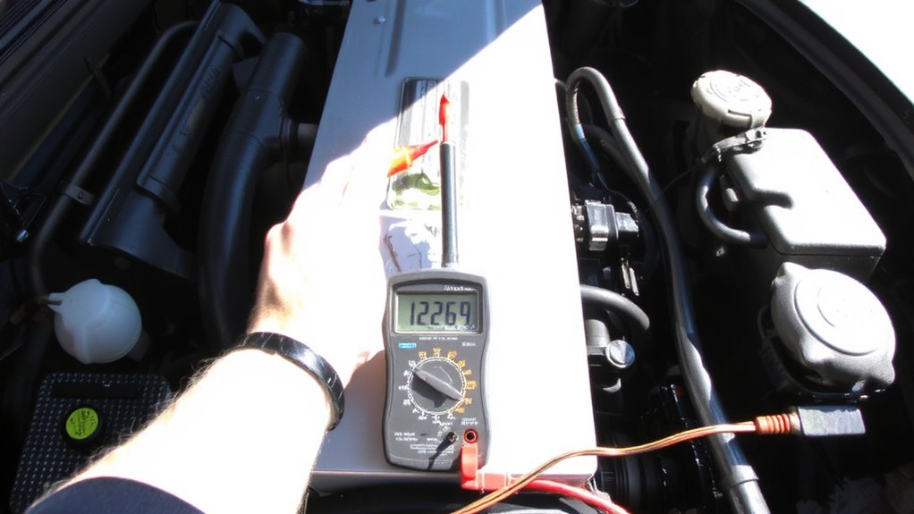 test battery voltage accurately