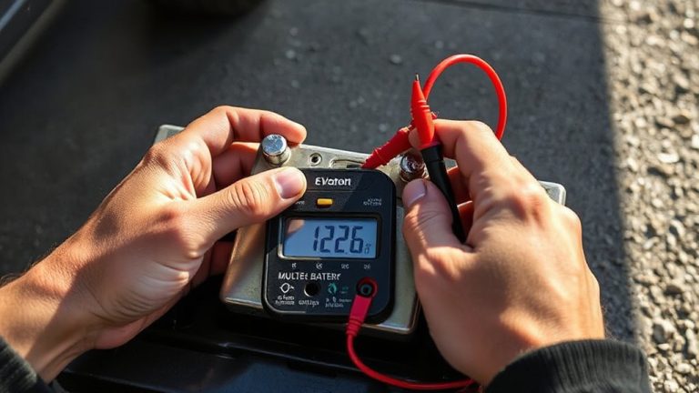 test car battery voltage