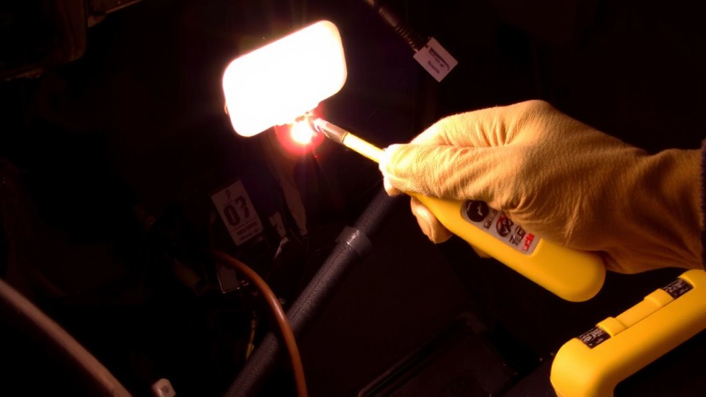 test fuses with test light