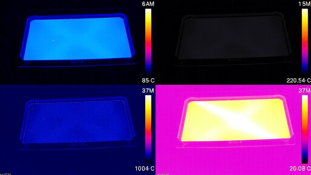 thermal camera measures intake temperatures