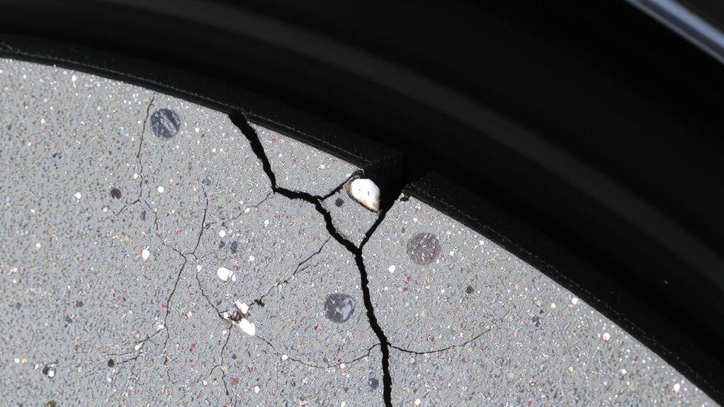thermal stress causes cracking