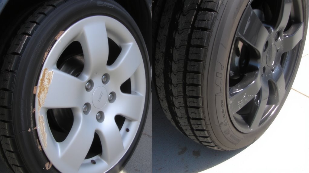 tire dressing damages ceramic coatings