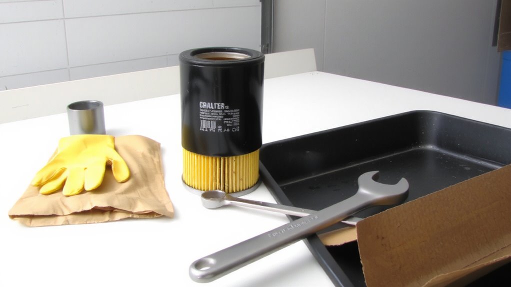 tools for oil filter change