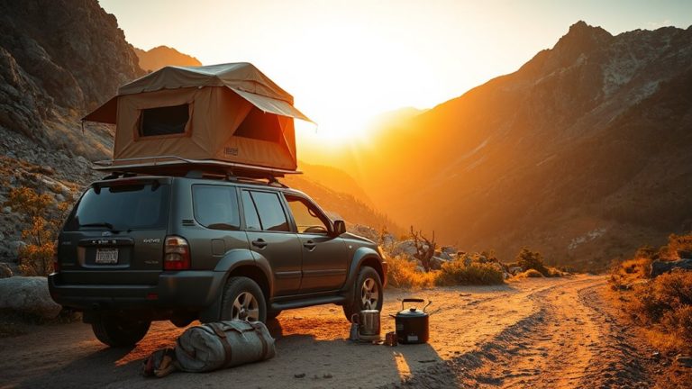 top car camping setups